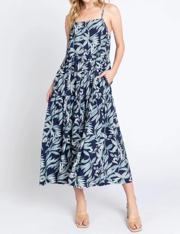 High End Fashion Hollis Dress In Navy