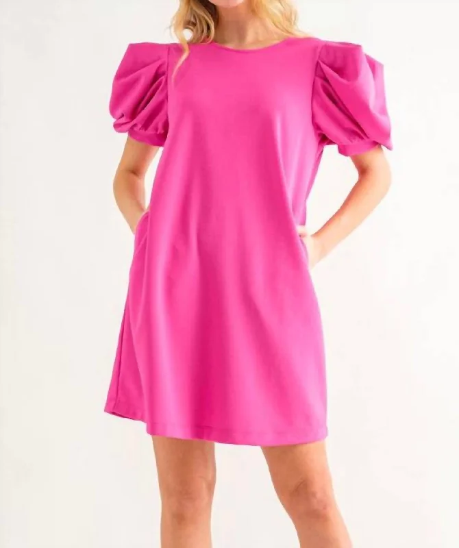 Women's Clothes For Outdoor Events Monica Dress In Pink