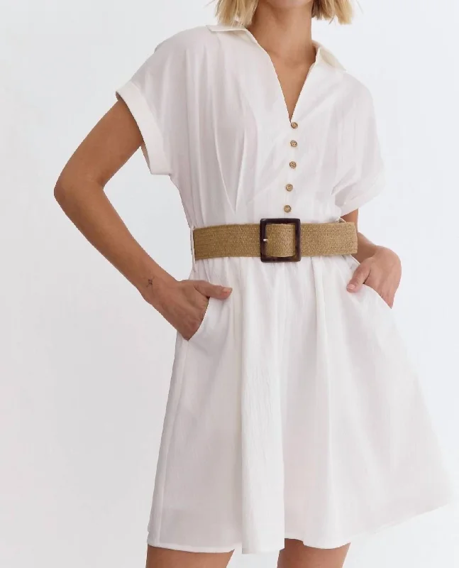 Elegant Women's Evening Garments Speechless Dress In Off White
