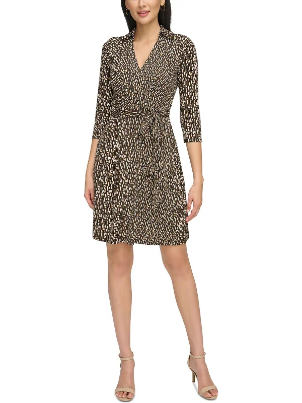 Flash Discount Womens Polyester Wear To Work Dress