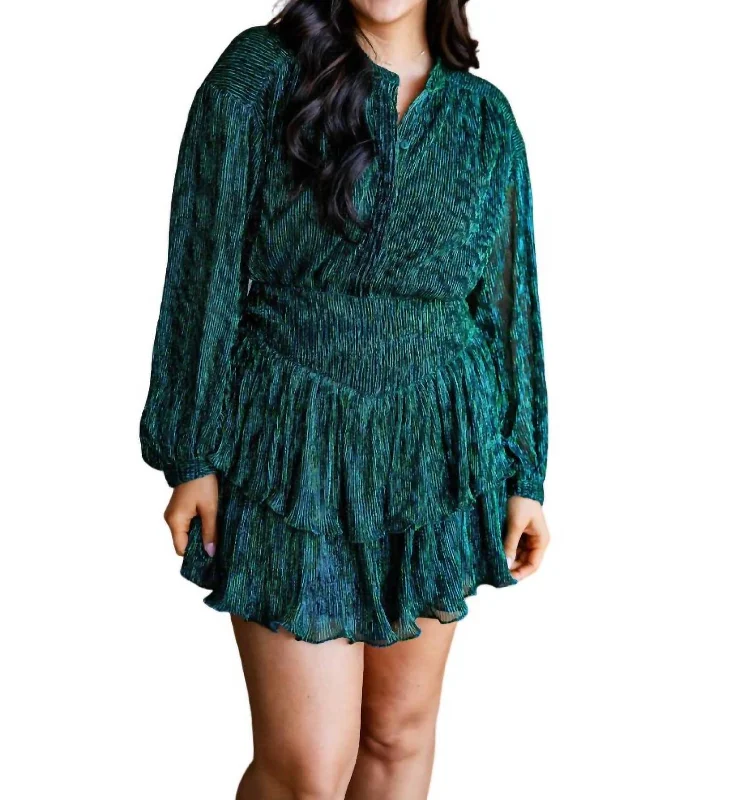 Casual Clothes For Women Drosselmoyer Shimmer Dress In Green