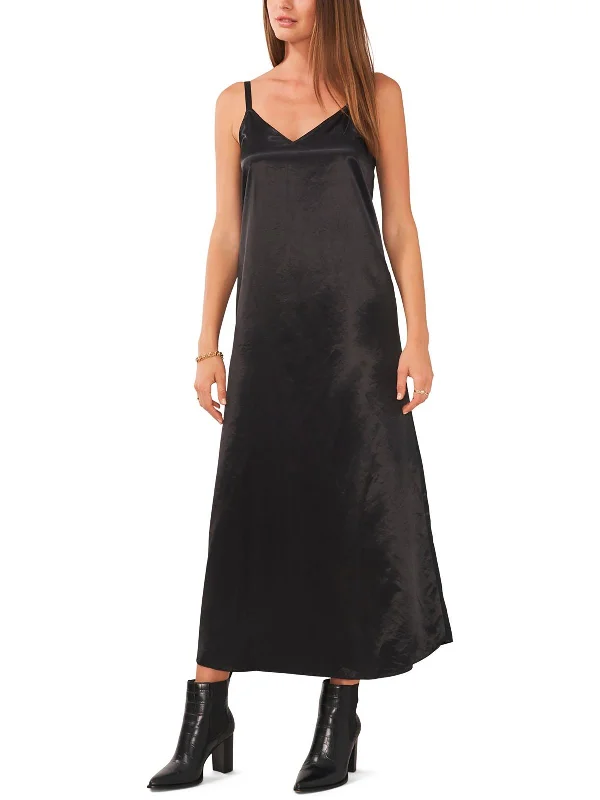 Women's Weekend Outfit Womens Work Long Slip Dress
