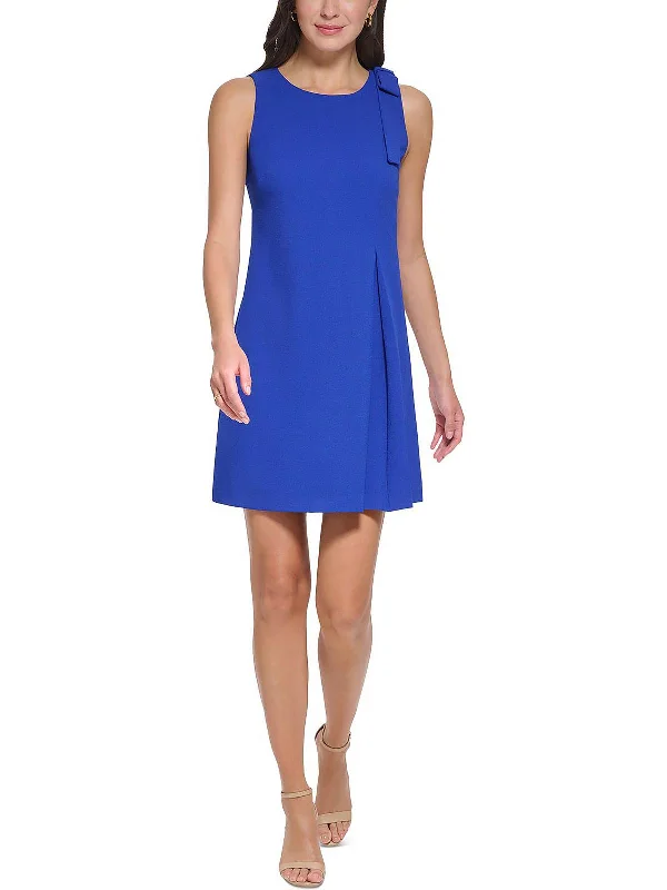 Women's Floral Print Outfit Petites Womens Office Mini Wear To Work Dress