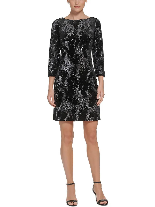 Fashion-Forward Women's Clothing Womens Mini Party Sheath Dress