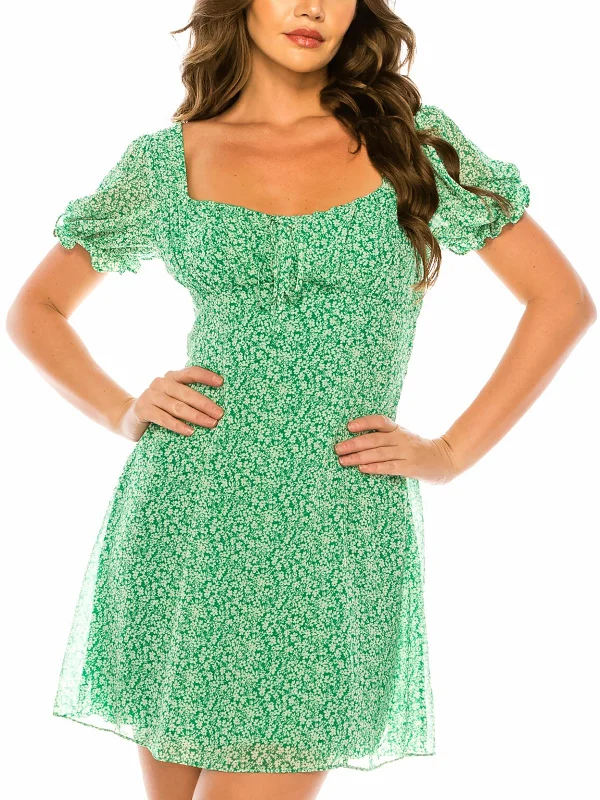 Women's Clothing for Every Occasion Juniors Womens Party Short Fit & Flare Dress