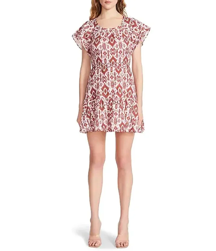 Clothing Brands Catch My Gauze Dress In Orchid Bouquet