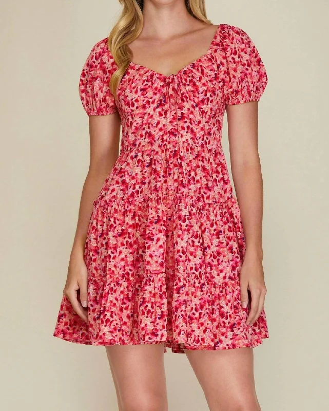 Versatile Women's Fashion Valentina Dress In Pink