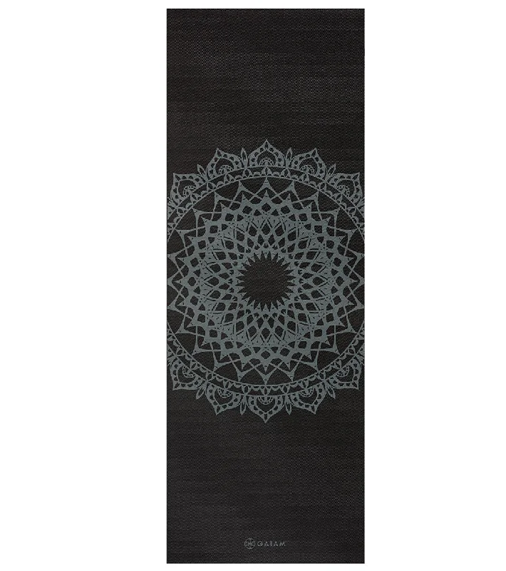 Feel Good, Look Great, Spend Less On Yoga Gear Gaiam 5mm Printed Yoga Mat Black Marrakesh