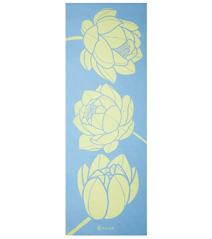Lotus Flowers Lime Blue