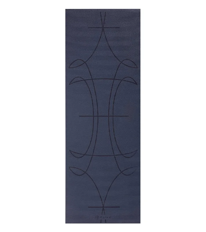 Breathe Deeper, Save Bigger On Yoga Must-Haves Gaiam Alignment Yoga Mat, 4mm Ink