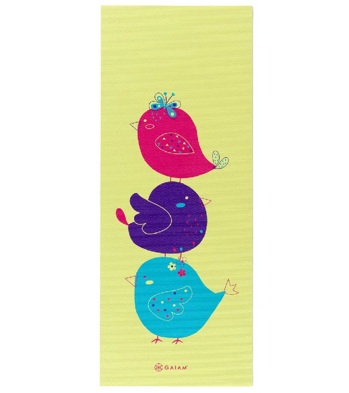 The Perfect Support For Every Pose At Special Prices Gaiam Kid's Birdsong Yoga Mat 60" 4mm