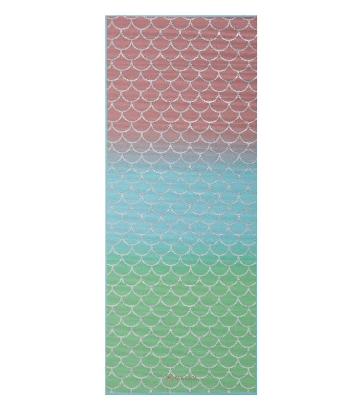 Move With Confidence, Save With Ease Gaiam Kid's Mermaid Yoga Mat Metallic Mermaid