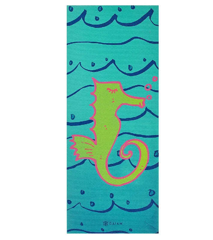 Essential Yoga Tools Now At Unbeatable Prices Gaiam Kids Seahorse Yoga Mat 60" 4mm Thick Seahorse