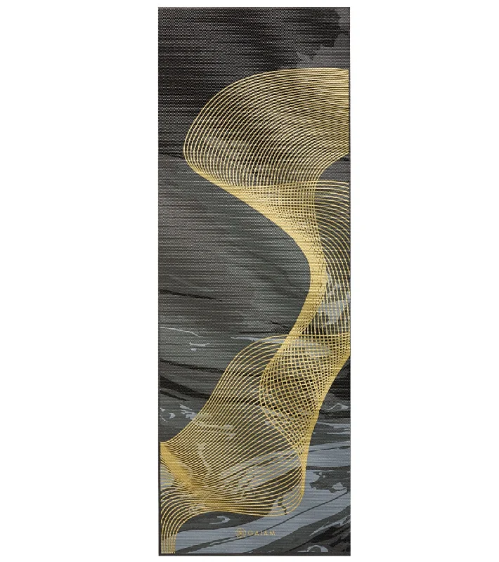 The Right Yoga Tools At The Right Price Gaiam Metallic Yoga Mat 6mm Spiral Journey