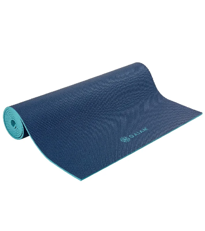 Stretch, Strengthen, And Save Today Gaiam Premium Yoga Mat 68" 6mm Extra Thick Vibrant Viridian