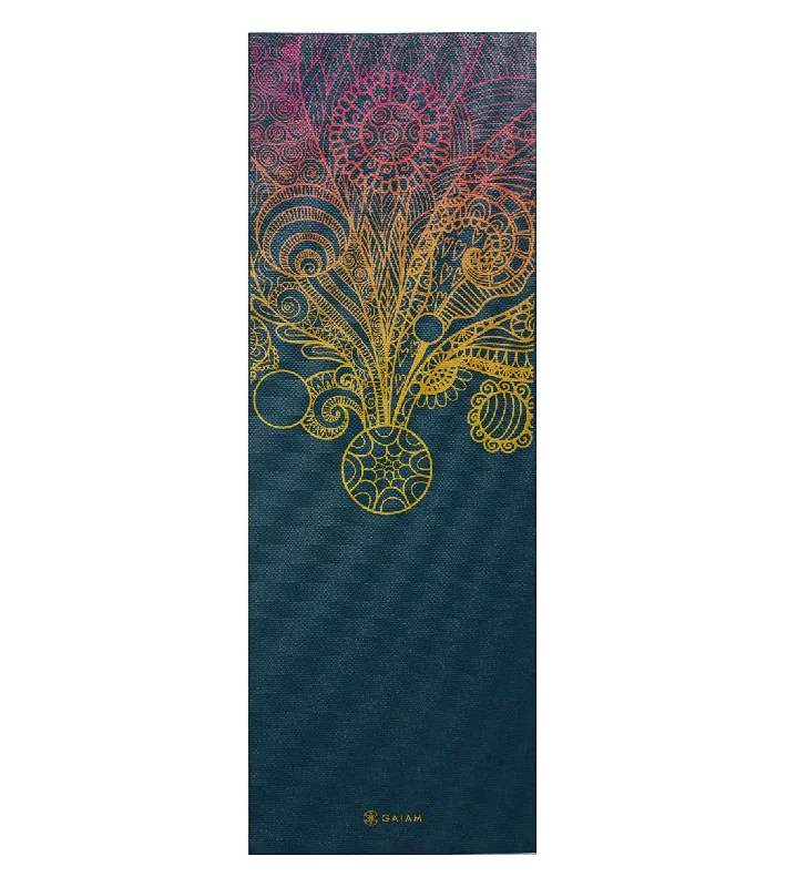 The Perfect Support For Every Pose At Special Prices Gaiam Vivid Zest Classic Yoga Mat 68" 4mm Vivid Zest