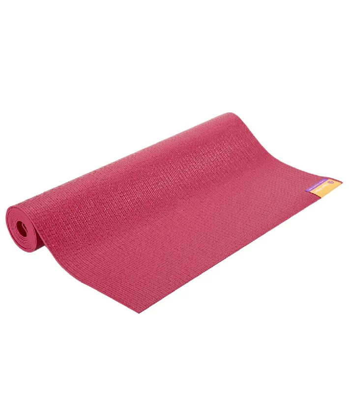 Balance Comfort And Cost With Yoga Discounts Hugger Mugger Tapas Original Long Yoga Mat 74" 3mm Raspberry