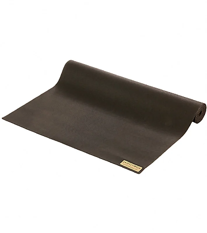 Strengthen, Balance, And Save On Yoga Gear Jade Yoga Travel Long Natural Rubber Yoga Mat 74" 3mm Black