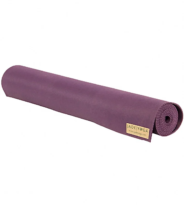 Stay Grounded With Yoga Gear On Sale Jade Yoga Travel Natural Rubber Yoga Mat 68" 3.5mm Purple