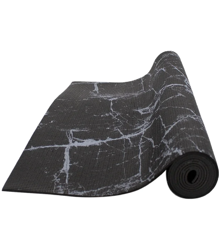 Flexible Fashion For Every Pose At Special Prices Oak and Reed 4mm Yoga Mat, Marble Black