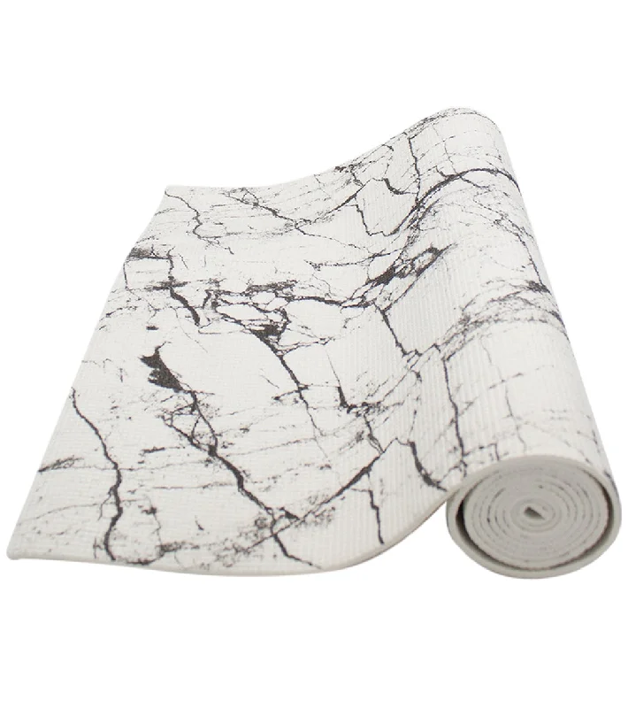 Stay Cool And Comfortable With Yoga Sale Offers Oak and Reed 4mm Yoga Mat, Marble White