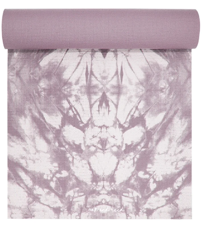 Find Your Flow With Our Yoga Sale Oak and Reed 4mm Yoga Mat, Tie Dye Medallion Mauve