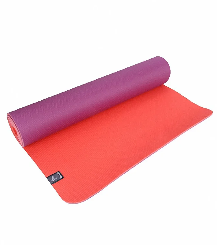 Unbeatable Offers On Yoga Props And Tools prAna E.C.O. Yoga Mat 72" 5mm Berry Neon Orange