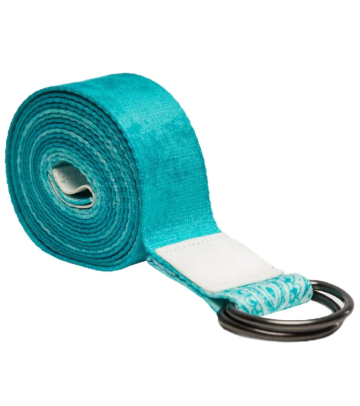 Flow Into Savings On Top Yoga Products Yoga Design Lab Yoga Strap 8' Mandala Turquoise
