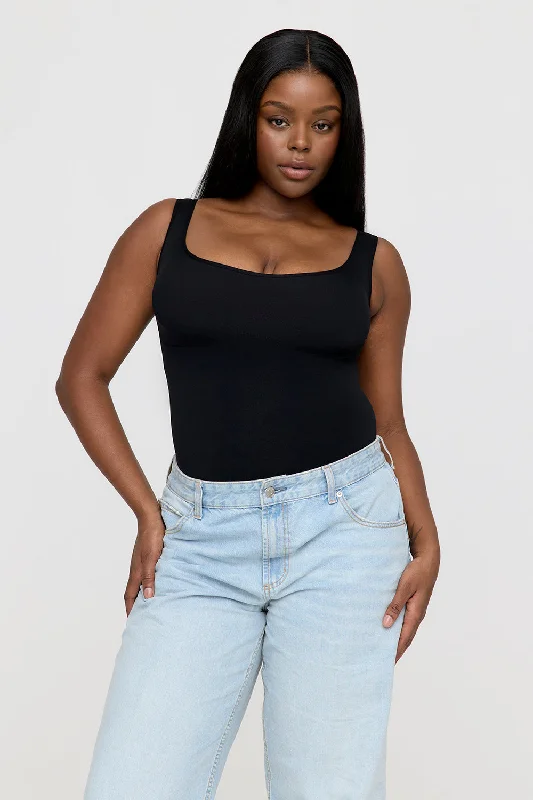 Look Good, Feel Good, And Save Big 365 CONTOUR STRAPPY SHAPING BODYSUIT - SHADOW BLACK