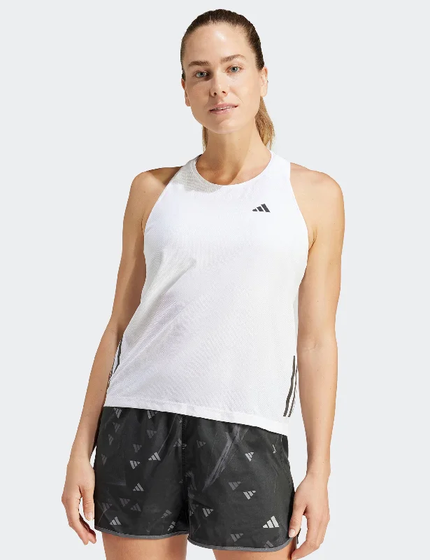 Stretch In Style With Budget-Friendly Yoga Wear Own The Run Tank Top - White