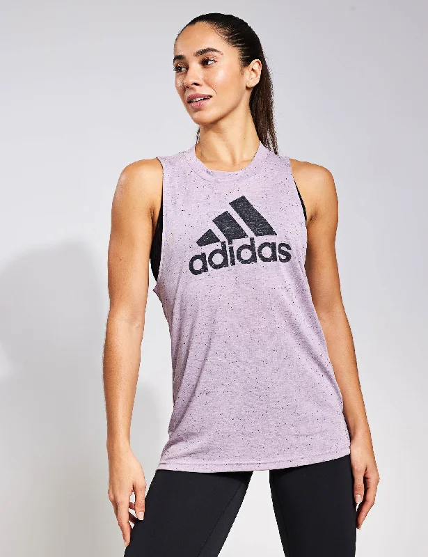 Stretch, Move, And Save On Yoga Clothing Sportswear Future Icons Winners 3.0 Tank Top - Preloved Fig Melange