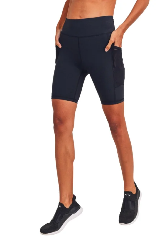 Limited-Time Sale On Stylish Yoga Apparel Mono B Sweetheart Zippered Back Highwaist Biker Shorts APH8106