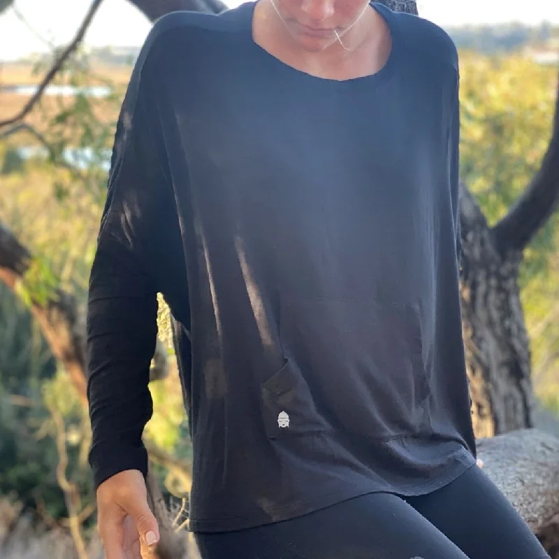 Breathable, Moisture-Wicking, And Budget-Friendly Bamboo Top ~ Black