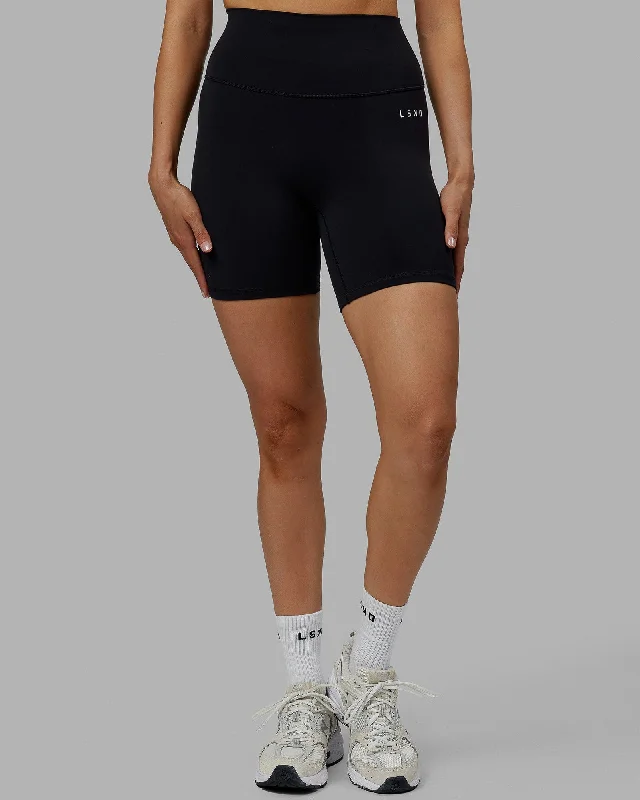 Flow Into Savings With Trendy Yoga Apparel Base 2.0 Mid-Length Shorts - Black