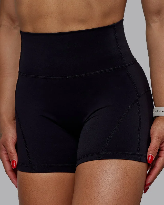 The Best Yoga Clothing At The Best Prices Bend X-Length Shorts - Black