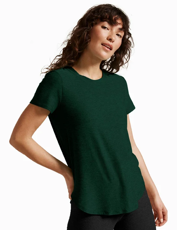 Look Good, Feel Good, And Save Big Featherweight On The Down Low Tee - Dark Spruce Green Heather