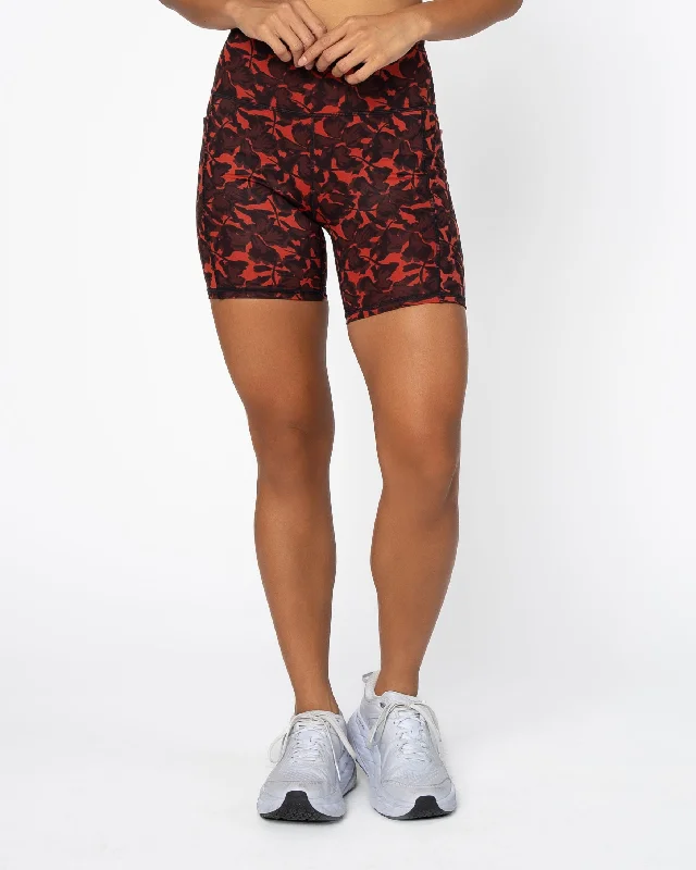 Find Balance In Stylish And Affordable Yoga Wear Biker Shorts (Multiple Inseams) - Spiced Iris