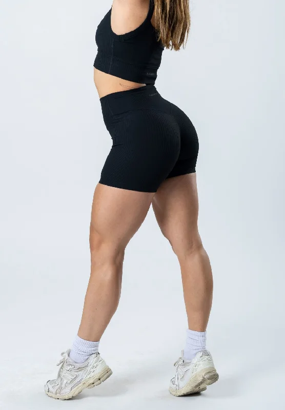 Trendy Yoga Outfits At Budget-Friendly Prices CloudRib Original Sculptseam™ Short Black