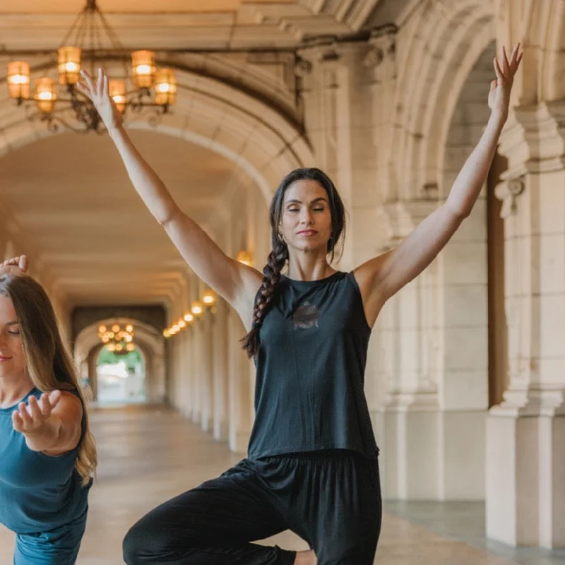 Soft, Stretchy, And Super Affordable Yoga Wear Bamboo Flow Tank