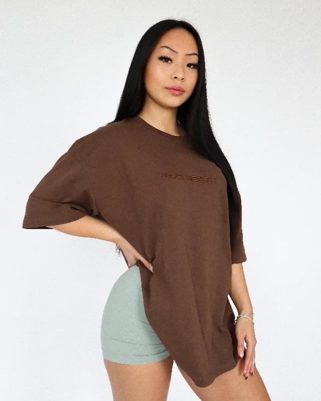 Shop High-Quality Yoga Apparel At Exclusive Discounts Leo T-Shirt - Mocha