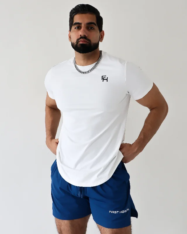 Flow Into Savings With Trendy Yoga Apparel Elevate T-Shirt- White