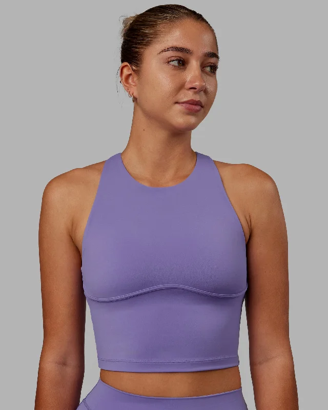 Your Practice Deserves The Best—At Better Prices Enhance Shelf Bra Tank - Dahlia Purple