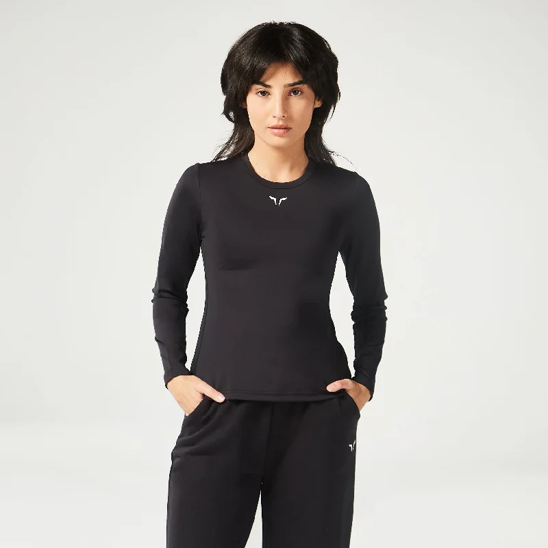 Yoga Apparel Designed For Movement At Lower Prices Body Fit Top - Black