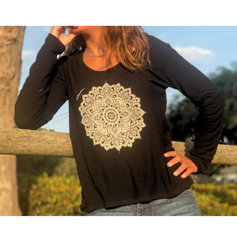 Black/ Mandala Print