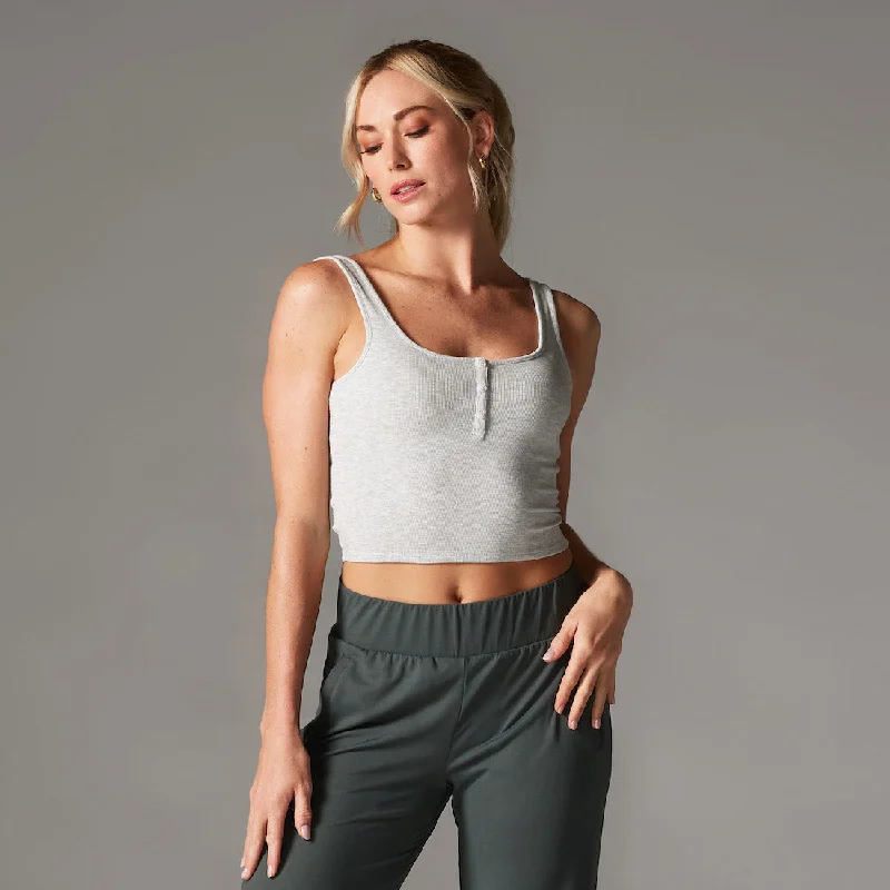 Breathe, Stretch, And Save On Yoga Apparel Fitted Henley Tank