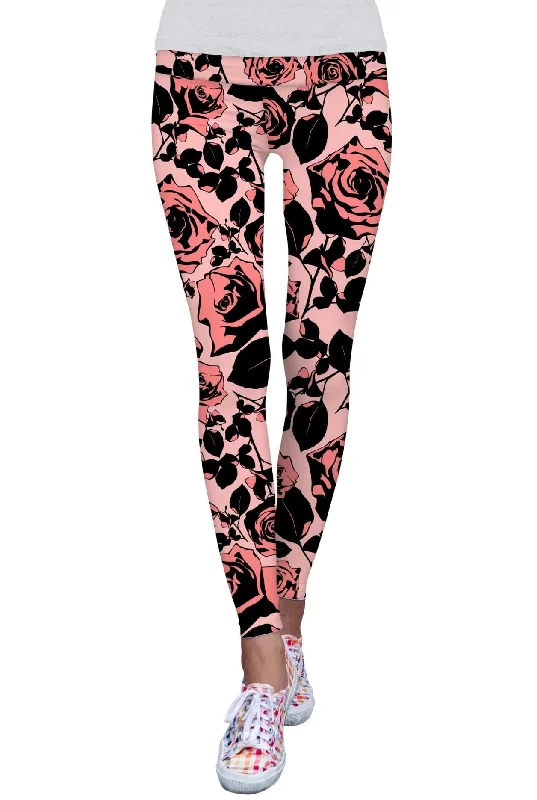 Find Your Perfect Fit With Discounted Yoga Outfits Flirty Girl Lucy Floral Printed Performance Leggings - Women