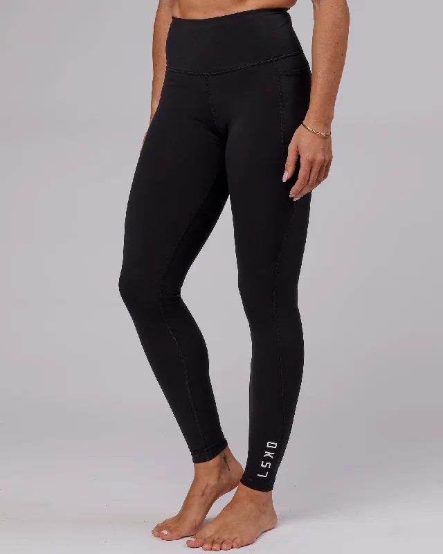 Your Yoga Wardrobe, Upgraded For Less Flux X-Long Leggings - Black