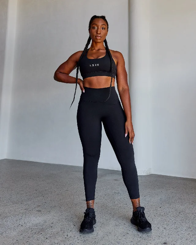 The Best Styles At The Best Prices Fusion 7/8 Length Leggings - Black