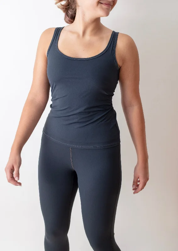 Namaste And Save On Yoga Apparel Grey Sculpt Tank