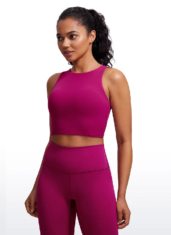 Shop High-Quality Yoga Apparel At Exclusive Discounts Butterluxe High Neck Racerback Tank